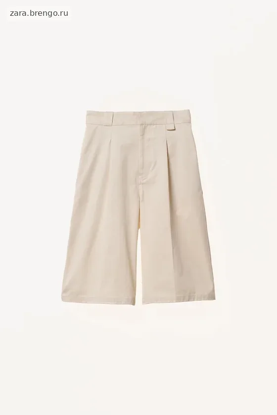 Широкие плиссированные бермуды willy chavarria x zara