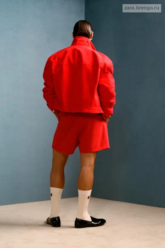 Жакет прямого кроя с отбортовками willy chavarria x zara