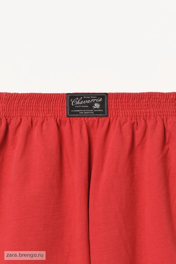 Шорты-бермуды с вышитым логотипом willy chavarria x zara