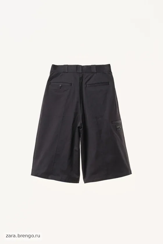 Широкие плиссированные бермуды willy chavarria x zara