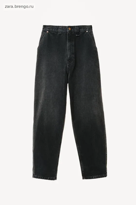 Джинсы прямого кроя high-rise barrel fit willy chavarria x zara