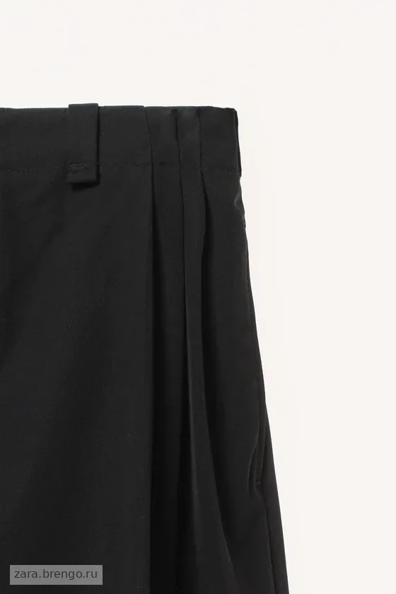 Шорты-бермуды из 100% шерсти с защипами willy chavarria x zara