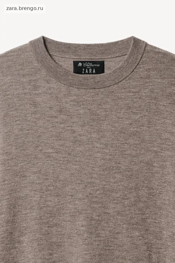 Короткий свитер из легкой шерстяной смеси willy chavarria x zara