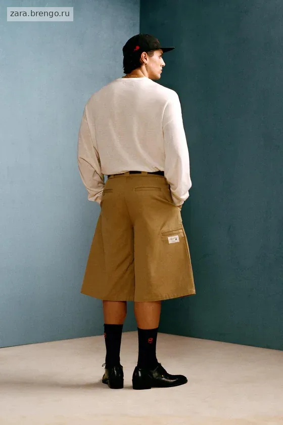 Короткий вязаный свитер из легкой шерстяной смеси willy chavarria x zara