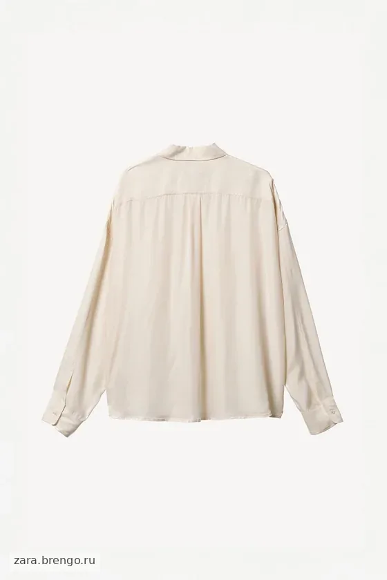 Рубашка fluid cupro - viscose willy chavarria x zara