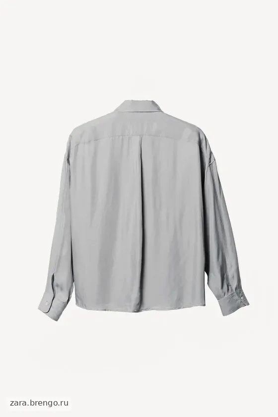 Рубашка fluid cupro - viscose от willy chavarria x zara