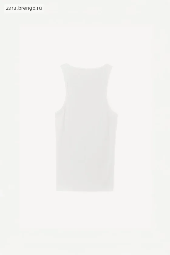 Футболка-майка rib tank top willy chavarria x zara