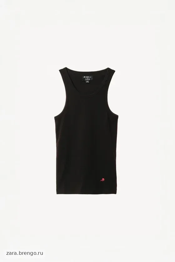 Футболка-майка rib tank top willy chavarria x zara