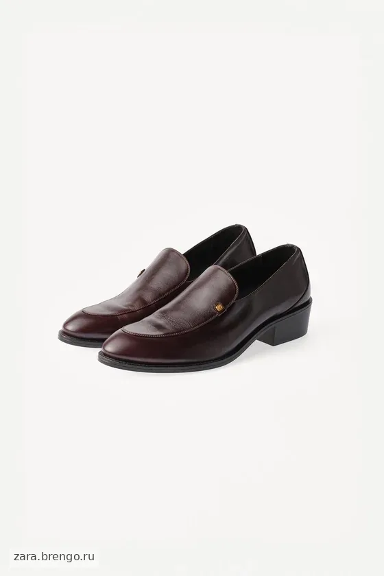 Кожаные мокасины willy chavarria x zara