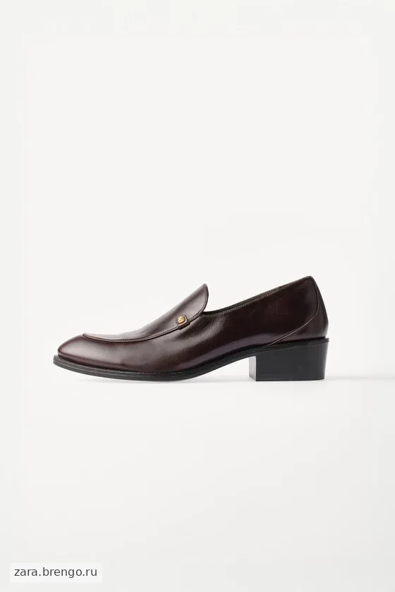 Кожаные мокасины willy chavarria x zara