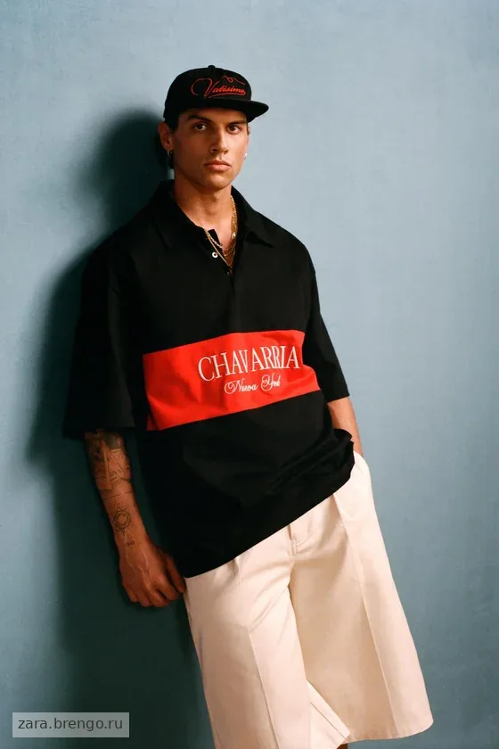 Кепка с плоским козырьком с вышивкой willy chavarria x zara