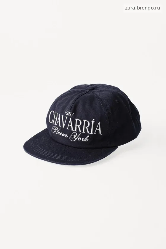 Бейсболка с плоским козырьком и вышитым логотипом от willy chavarria x zara