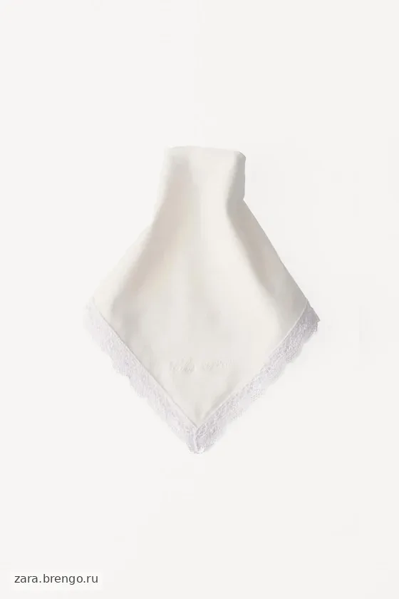 Шарф из кружевной хлопковой ткани willy chavarria x zara