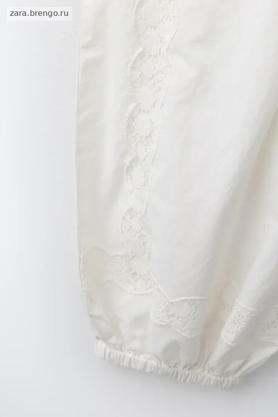 БРЮКИ-БОМБЕРЫ С ВЫШИВКОЙ LACE