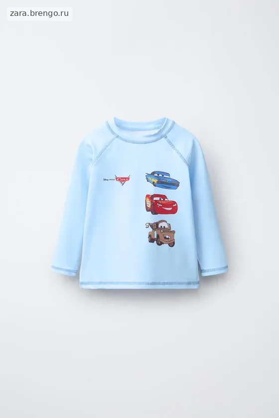 ФУТБОЛКА ДЛЯ ПЛАВАНИЯ CARS RAYO MCQUEEN © DISNEY (1-6 ЛЕТ)