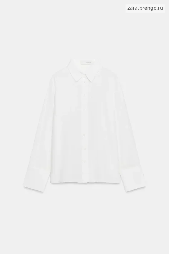РУБАШКА ИЗ 100% ЛЬНА — коллекция Zara «ZW»