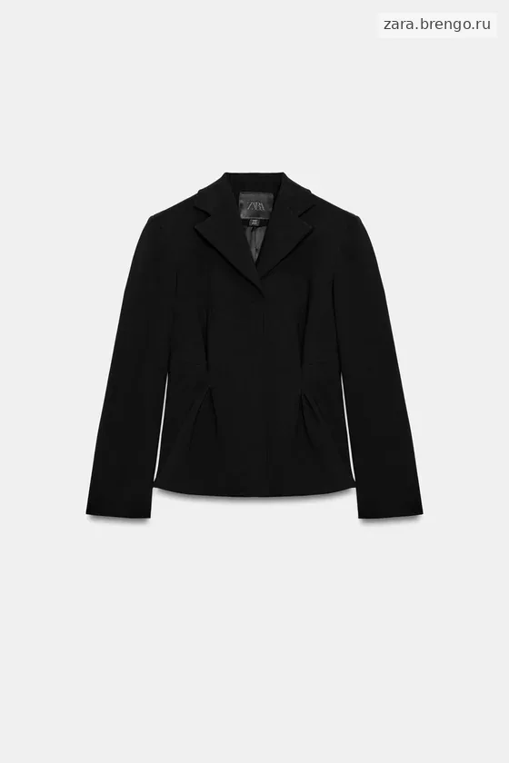БЛЕЙЗЕР ИЗ РЕЛЬЕФНОЙ ТКАНИ С БАСКОЙ — коллекция Zara «ZW»