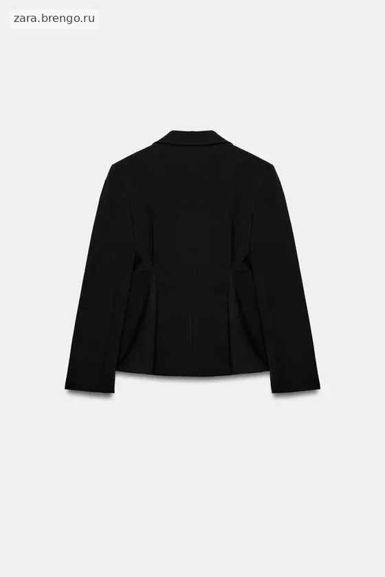 БЛЕЙЗЕР ИЗ РЕЛЬЕФНОЙ ТКАНИ С БАСКОЙ — коллекция Zara «ZW»