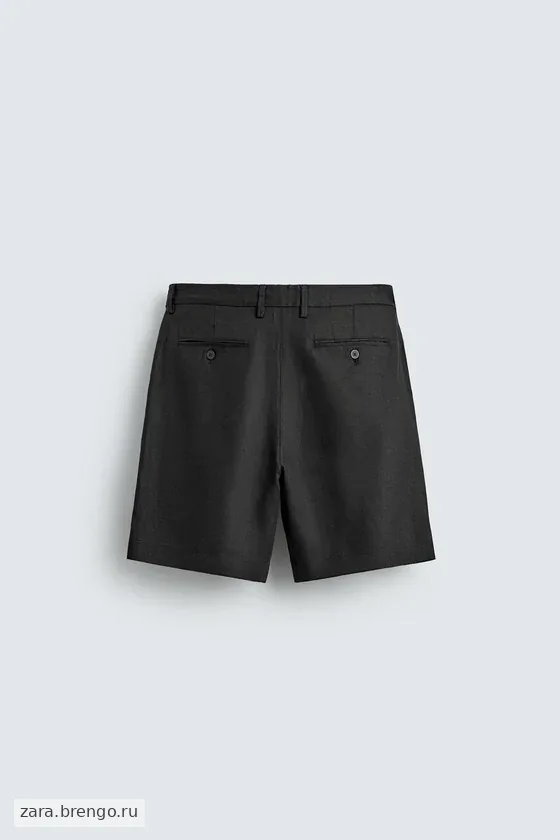 БЕРМУДЫ ИЗ 100% ЛЬНА КЛАССИЧЕСКОГО КРОЯ