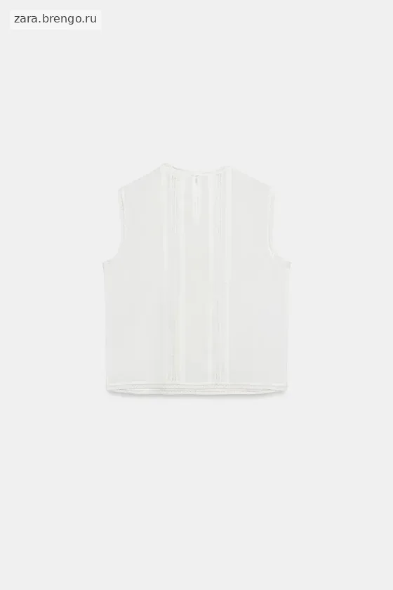 БЛУЗА С ВЫШИВКОЙ В РОМАНТИЧЕСКОМ СТИЛЕ — коллекция Zara «ZW»