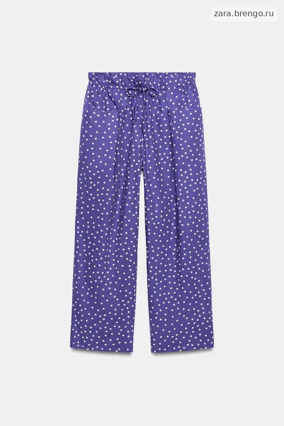 БРЮКИ В ГОРОШЕК — коллекция Zara «ZW»