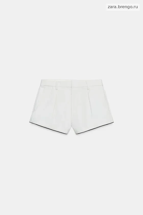 ДЖИНСОВЫЕ ШОРТЫ С ЗАЩИПАМИ — коллекция Zara «ZW»