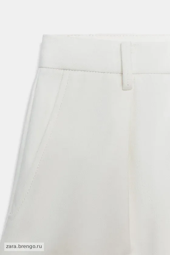 ДЖИНСОВЫЕ ШОРТЫ С ЗАЩИПАМИ — коллекция Zara «ZW»