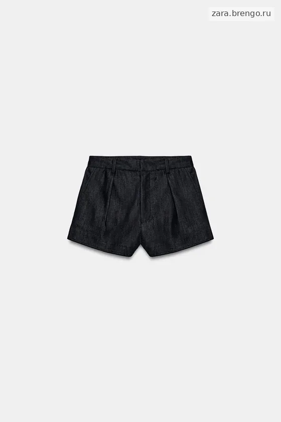 ДЖИНСОВЫЕ ШОРТЫ С ЗАЩИПАМИ — коллекция Zara «ZW»