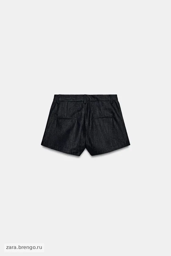 ДЖИНСОВЫЕ ШОРТЫ С ЗАЩИПАМИ — коллекция Zara «ZW»