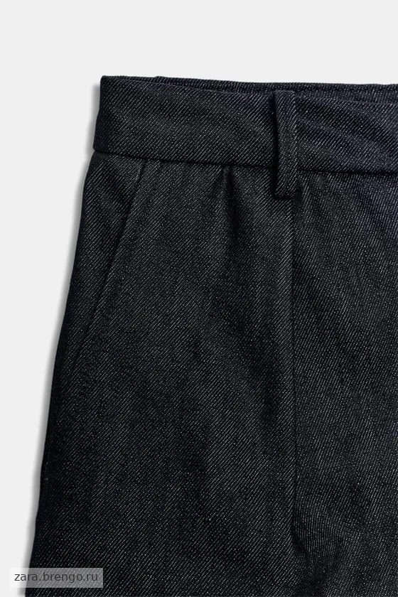 ДЖИНСОВЫЕ ШОРТЫ С ЗАЩИПАМИ — коллекция Zara «ZW»