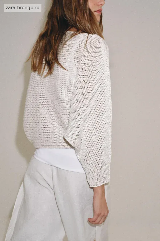 СВИТЕР С ШИРОКИМИ РУКАВАМИ