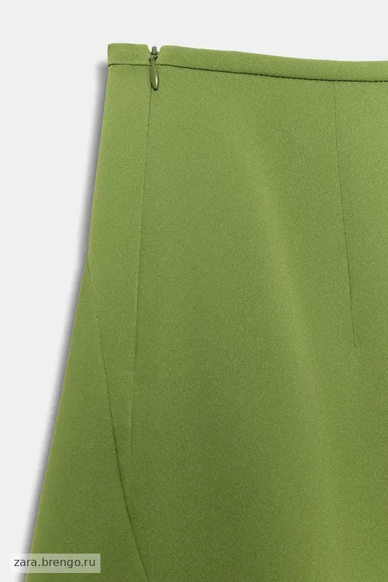 КОРОТКАЯ ЮБКА С ОСТРЫМ ПОДОЛОМ — коллекция Zara «ZW»