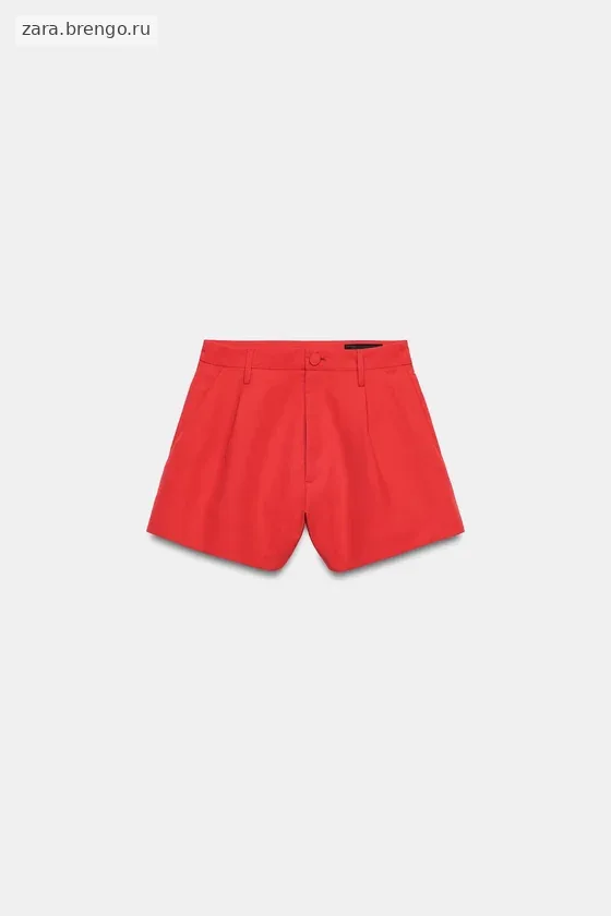 ШОРТЫ С ЗАЩИПАМИ — коллекция Zara «ZW»