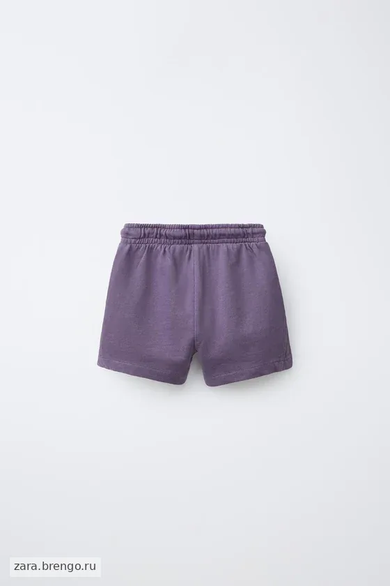 БЕРМУДЫ С ЭФФЕКТОМ GARMENT DYE И НАШИВКОЙ