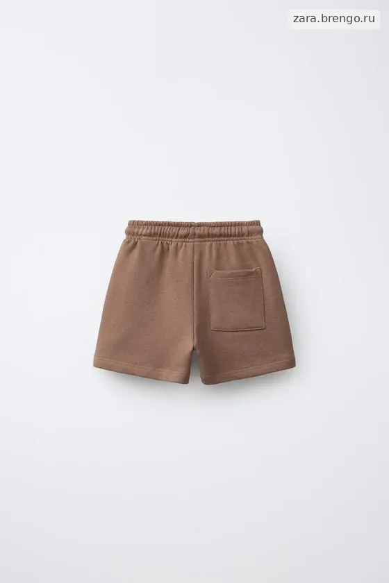 ШОРТЫ-БЕРМУДЫ БАЗОВЫЕ С ТЕКСТОВЫМ ПРИНТОМ