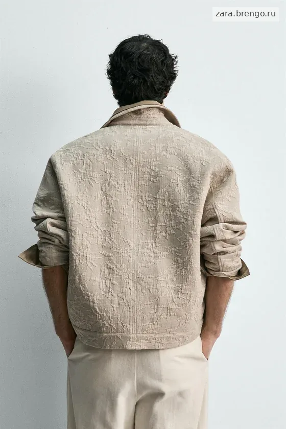 КУРТКА JACQUARD С ЦВЕТОЧНЫМ ПРИНТОМ