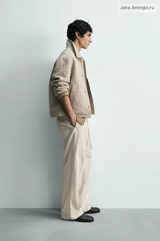 КУРТКА JACQUARD С ЦВЕТОЧНЫМ ПРИНТОМ