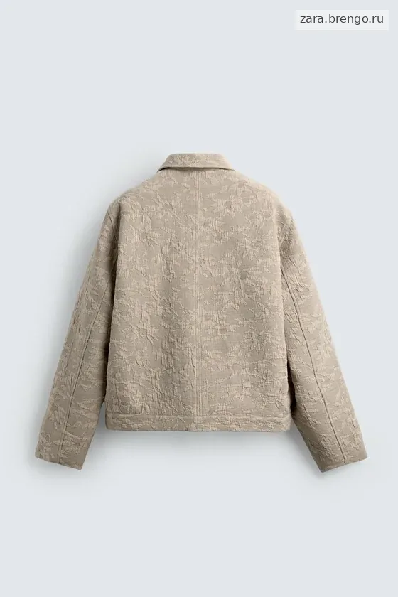 КУРТКА JACQUARD С ЦВЕТОЧНЫМ ПРИНТОМ
