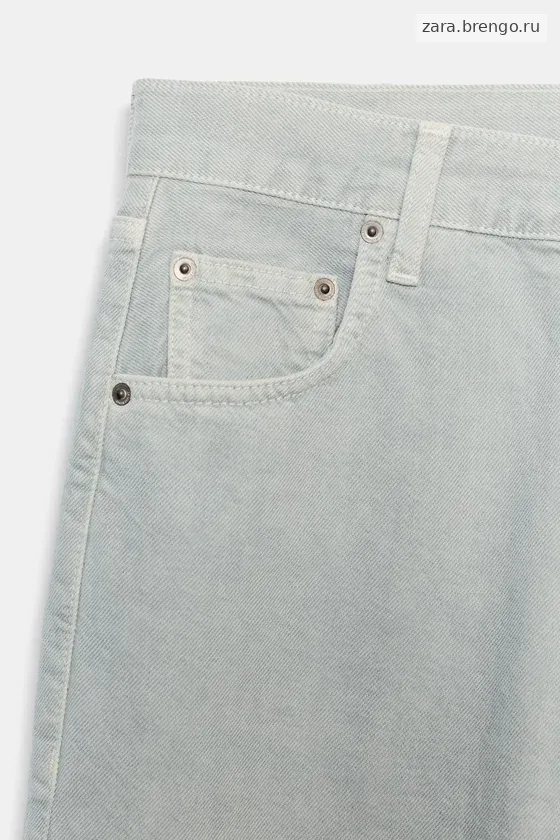 ДЖИНСЫ Багги СО СРЕДНЕЙ ПОСАДКОЙ — коллекция Zara «ZW»
