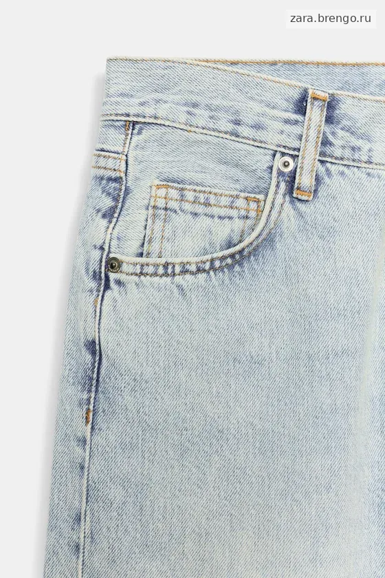 ДЖИНСЫ Багги СО СРЕДНЕЙ ПОСАДКОЙ — коллекция Zara «ZW»