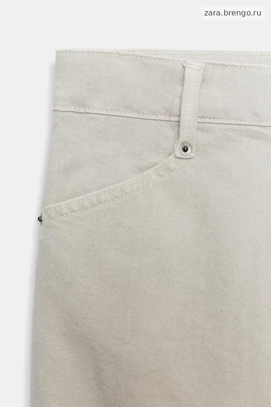 ДЖИНСЫ  С ВЫСОКОЙ ПОСАДКОЙ — коллекция Zara «ZW»