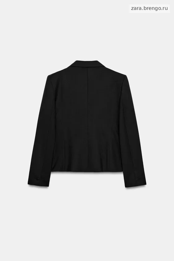 ПРИТАЛЕННЫЙ БЛЕЙЗЕР ИЗ СМЕСОВОЙ ШЕРСТИ — коллекция Zara «ZW»