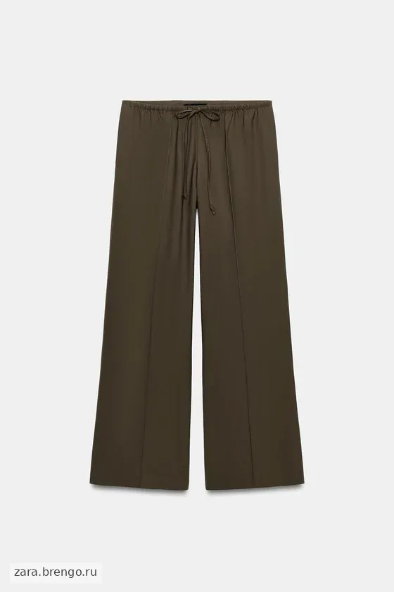 СВОБОДНЫЕ БРЮКИ В ПИЖАМНОМ СТИЛЕ — коллекция Zara «ZW»