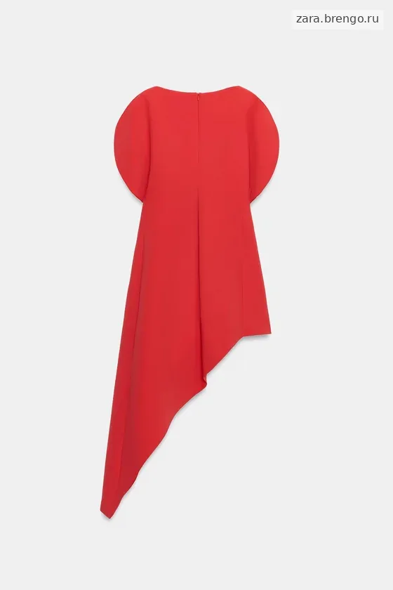 ПЛАТЬЕ МИДИ АСИММЕТРИЧНОЕ — коллекция Zara «ZW»
