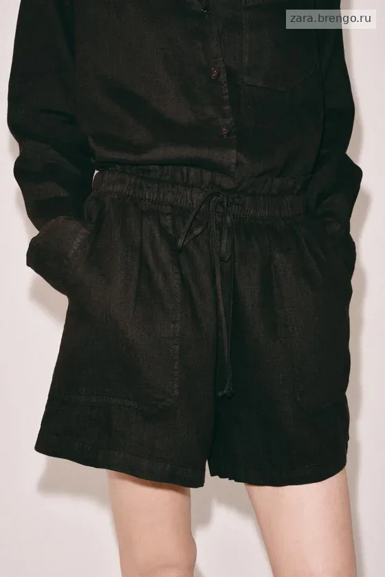 ЛЬНЯНЫЕ ШОРТЫ — коллекция Zara «ZW»