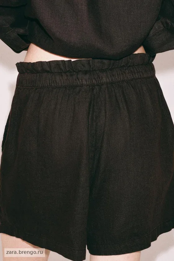 ЛЬНЯНЫЕ ШОРТЫ — коллекция Zara «ZW»