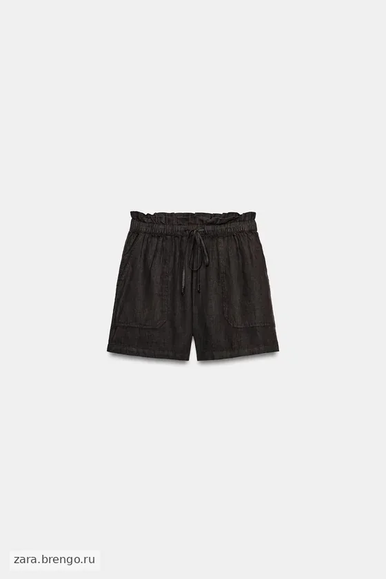 ЛЬНЯНЫЕ ШОРТЫ — коллекция Zara «ZW»