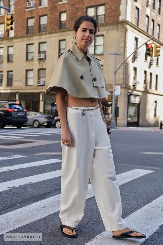 УКОРОЧЕННЫЙ ТРЕНЧ коллекция Zara «ZW» лимитированная серия