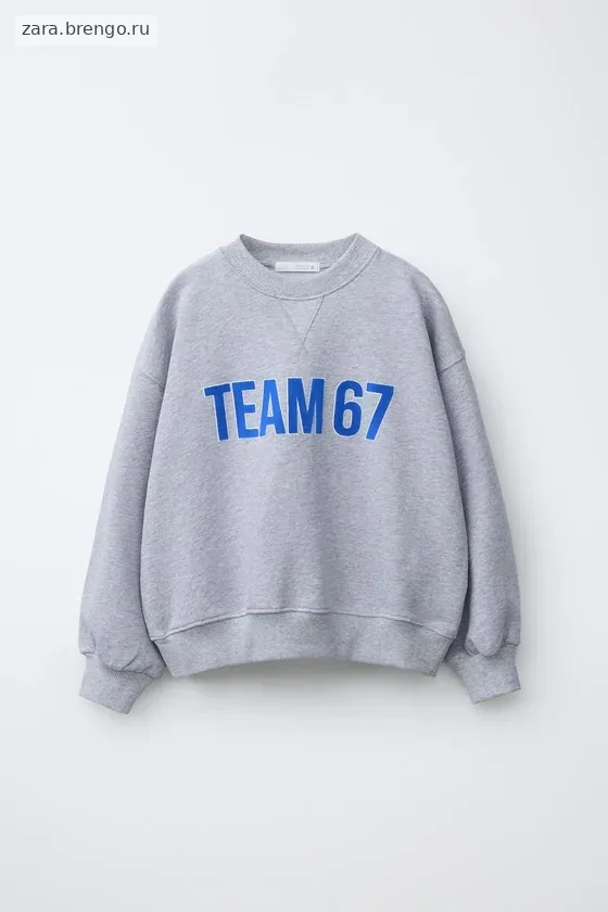 ТОЛСТОВКА С ПРИНТОМ «TEAM SIX SEVEN»