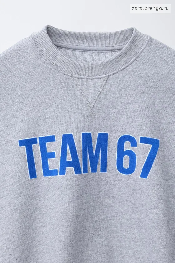ТОЛСТОВКА С ПРИНТОМ «TEAM SIX SEVEN»